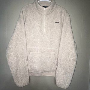 Reebox - Women's Cozy Sherpa Half-Zip Pullover